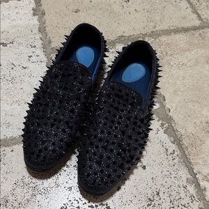 Men's Spike Dress Loafers Slip On By Royal Red Bottom Size 12